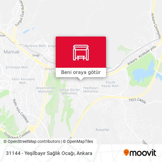 31144 - Yeşilbayır Sağlık Ocağı harita