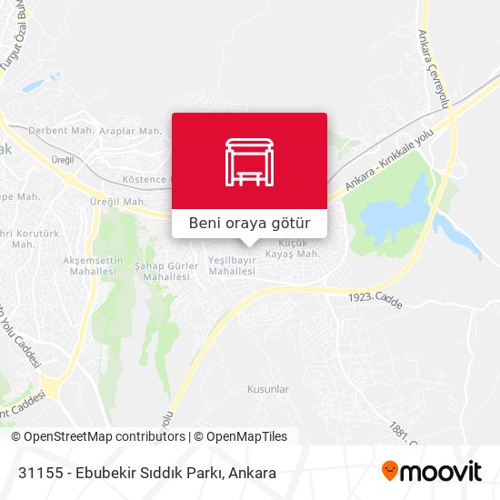 31155 - Ebubekir Sıddık Parkı harita