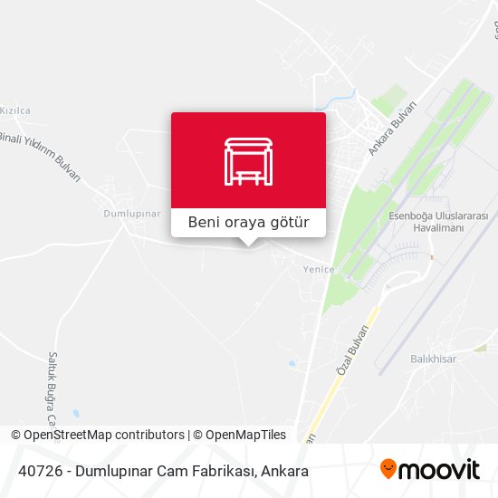40726 - Dumlupınar Cam Fabrikası harita