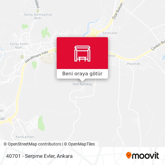 40701 - Serpme Evler harita