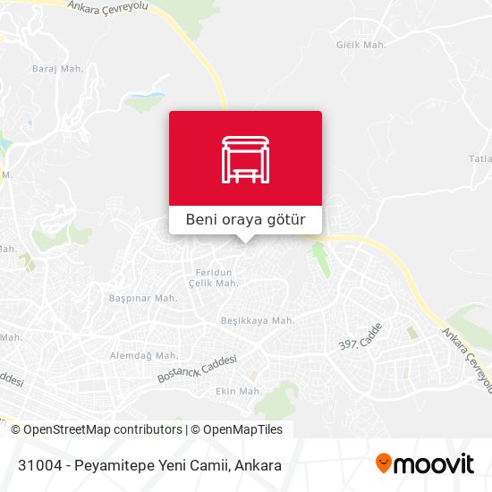 31004 - Peyamitepe Yeni Camii harita