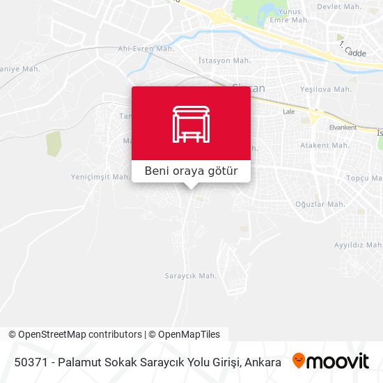 50371 - Palamut Sokak Saraycık Yolu Girişi harita