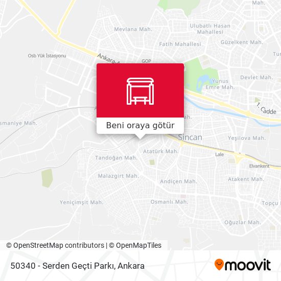 50340 - Serden Geçti Parkı harita