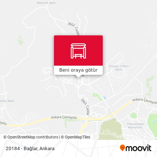 20184 - Bağlar harita