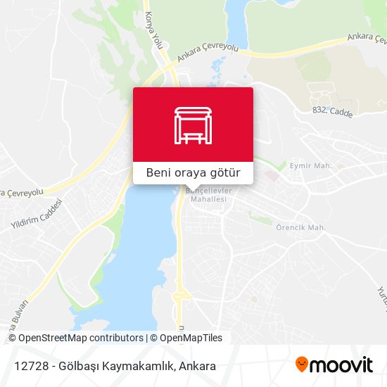 12728 - Gölbaşı Kaymakamlık harita