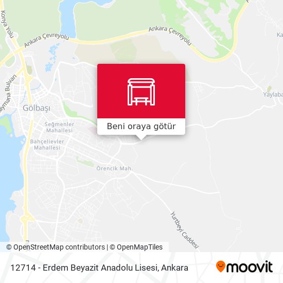 12714 - Erdem Beyazit Anadolu Lisesi harita