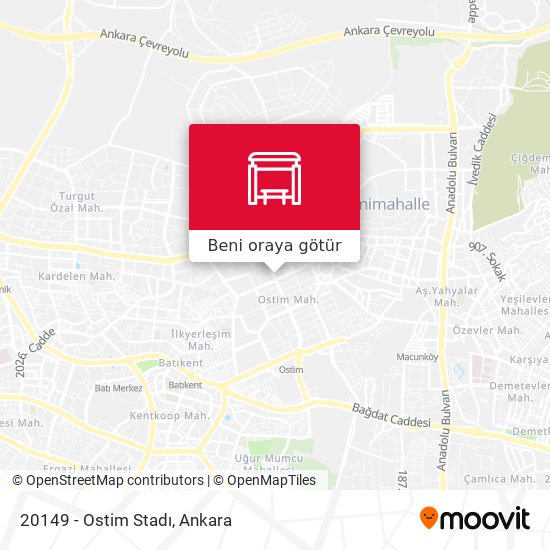 20149 - Ostim Stadı harita