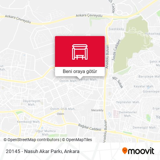 20145 - Nasuh Akar Parkı harita