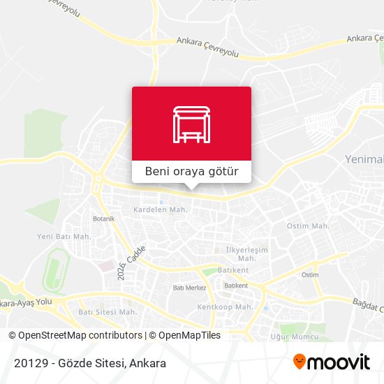 20129 - Gözde Sitesi harita