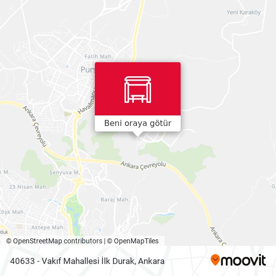 40633 - Vakıf Mahallesi İlk Durak harita