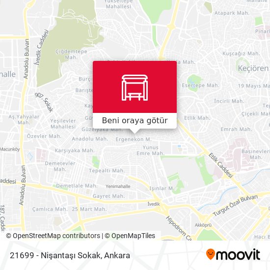 21699 - Nişantaşı Sokak harita