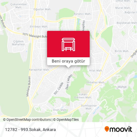 12782 - 993.Sokak harita