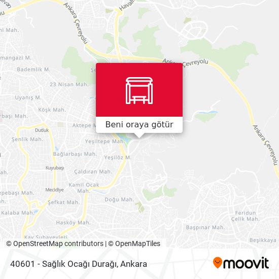 40601 - Sağlık Ocağı Durağı harita