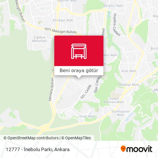 12777 - İnebolu Parkı harita
