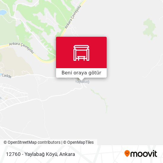 12760 - Yaylabağ Köyü harita