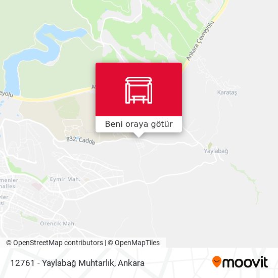 12761 - Yaylabağ Muhtarlık harita