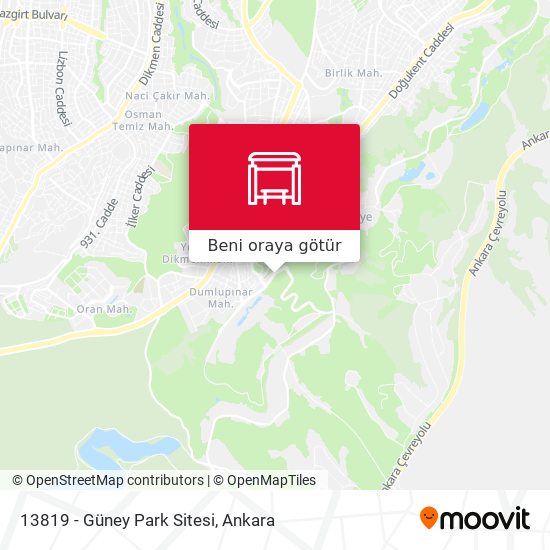 13819 - Güney Park Sitesi harita