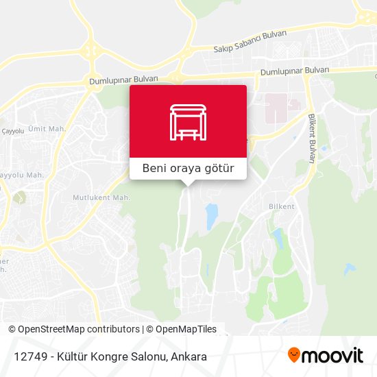 12749 - Kültür Kongre Salonu harita