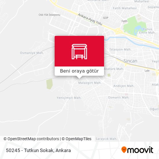 50245 - Tutkun Sokak harita