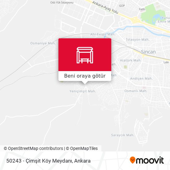 50243 - Çimşit Köy Meydanı harita
