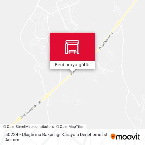 50234 - Ulaştırma Bakanlığı Karayolu Denetleme İst. harita