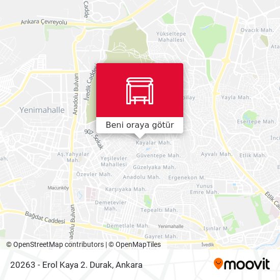 20263 - Erol Kaya 2. Durak harita