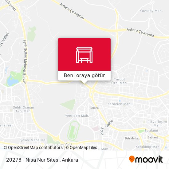 20278 - Nisa Nur Sitesi harita