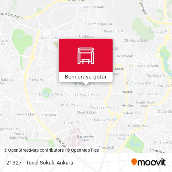 21327 - Tünel Sokak harita