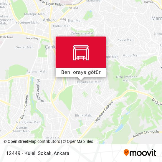 12449 - Kuleli Sokak harita