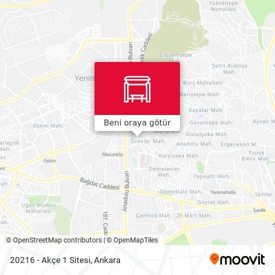 20216 - Akçe 1 Sitesi harita