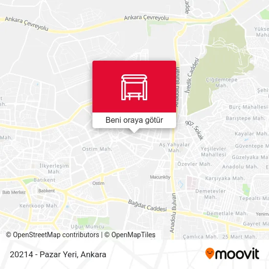20214 - Pazar Yeri harita