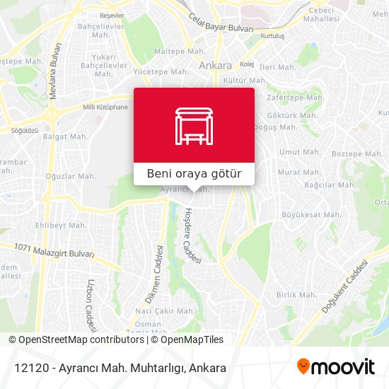 12120 - Ayrancı Mah. Muhtarlıgı harita