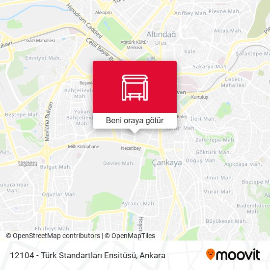 12104 - Türk Standartları Ensitüsü harita