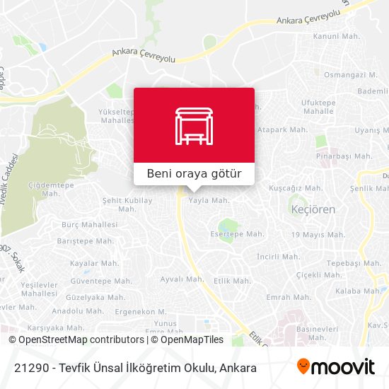 21290 - Tevfik Ünsal İlköğretim Okulu harita