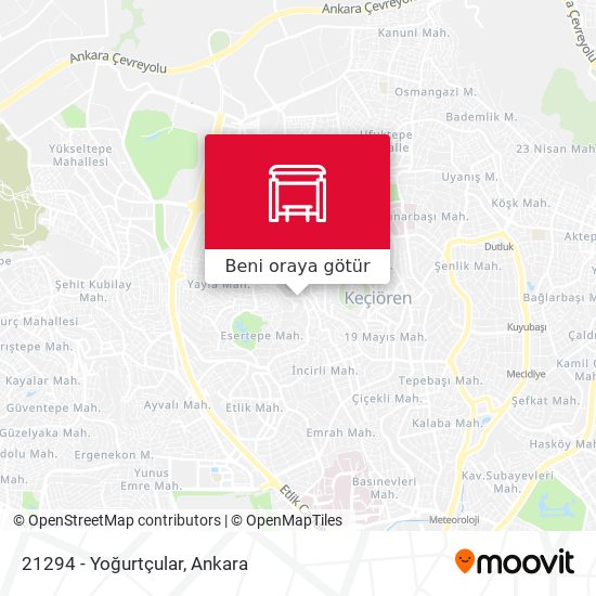 21294 - Yoğurtçular harita