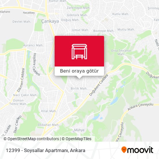 12399 - Soysallar Apartmanı harita