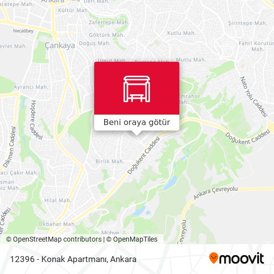 12396 - Konak Apartmanı harita