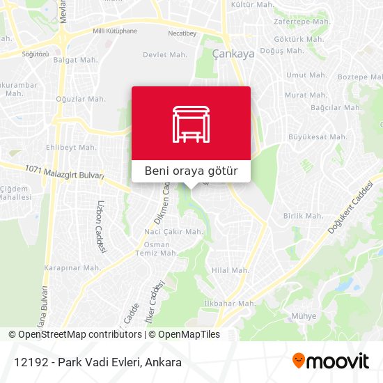 12192 - Park Vadi Evleri harita