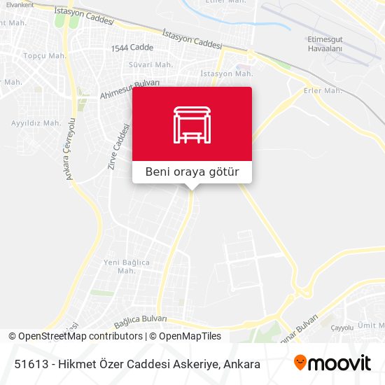51613 - Hikmet Özer Caddesi Askeriye harita