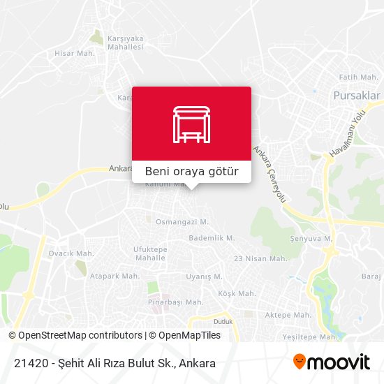 21420 - Şehit Ali Rıza Bulut Sk. harita