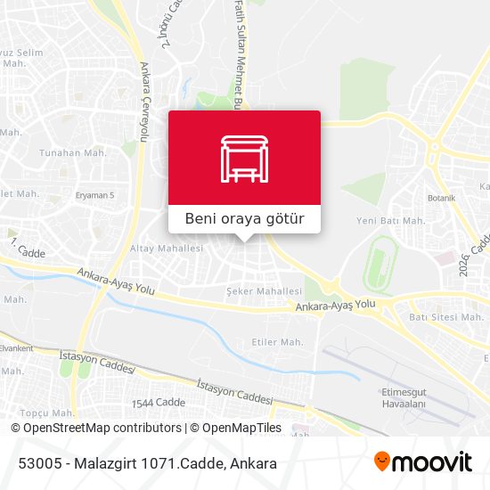 53005 - Malazgirt 1071.Cadde harita