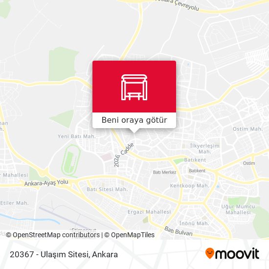 20367 - Ulaşım Sitesi harita