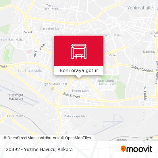 20392 - Yüzme Havuzu harita