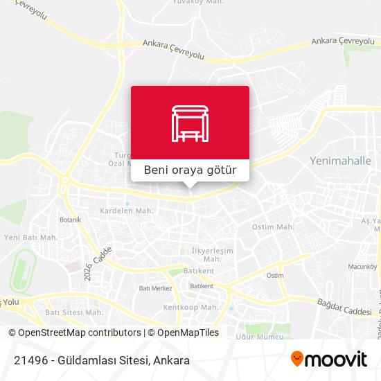 21496 - Güldamlası Sitesi harita