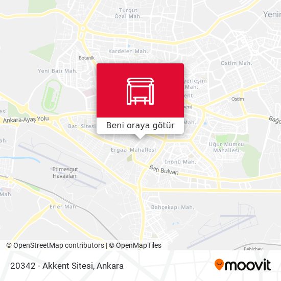 20342 - Akkent Sitesi harita
