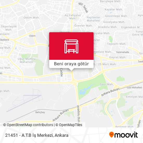 21451 - A.T.B İş Merkezi harita