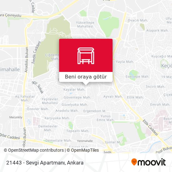 21443 - Sevgi Apartmanı harita