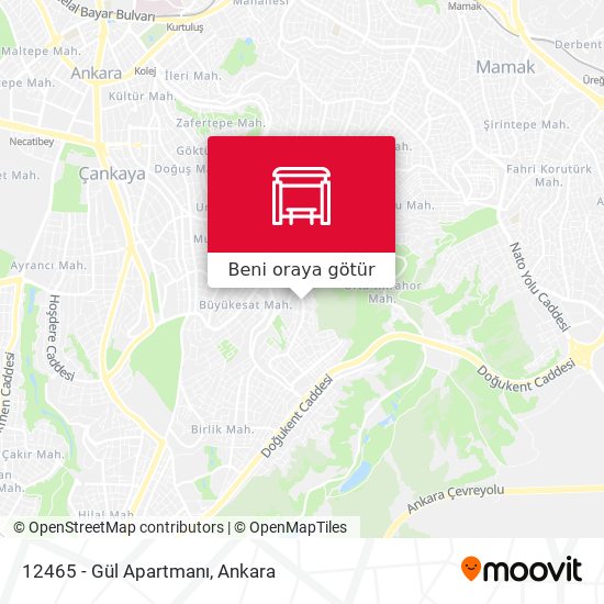 12465 - Gül Apartmanı harita