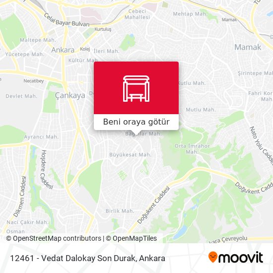 12461 - Vedat Dalokay Son Durak harita