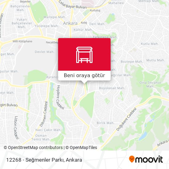 12268 - Seğmenler Parkı harita